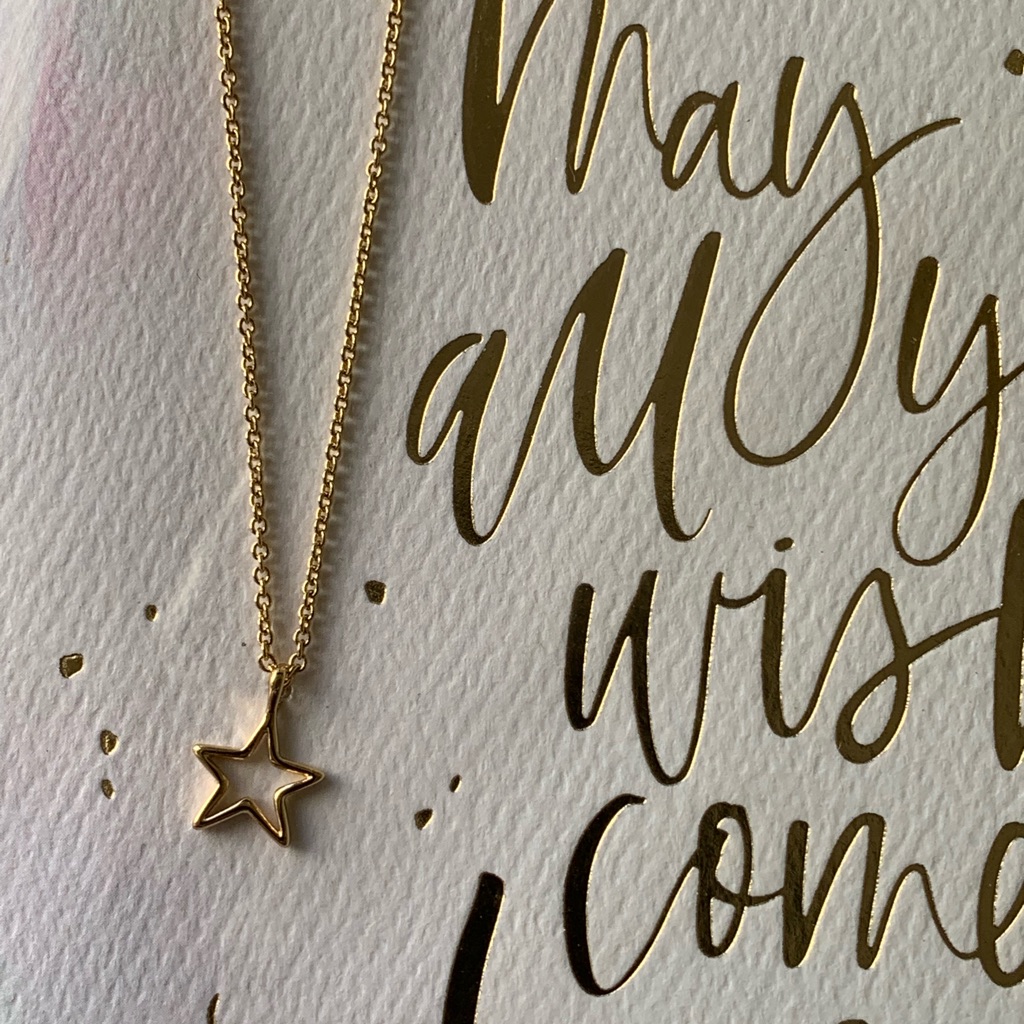 Hallmark 14k Gold Plated May All You Wishes Come True Necklace 25$